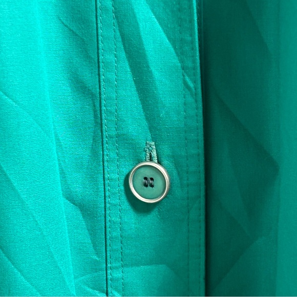 London Fog Vintage Green Women’s Trench Coat Size 14 - Picture 15 of 15